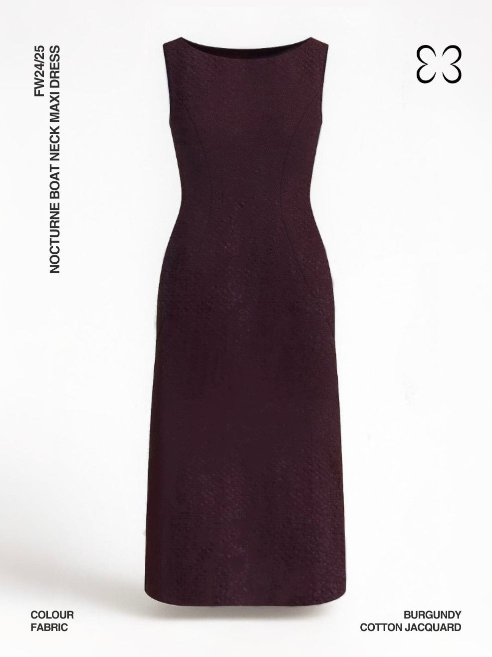 Nocturne Boat Neck Maxi Dress