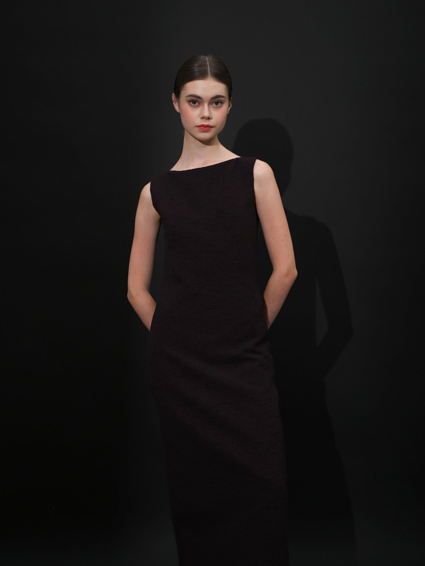 Nocturne Boat Neck Maxi Dress