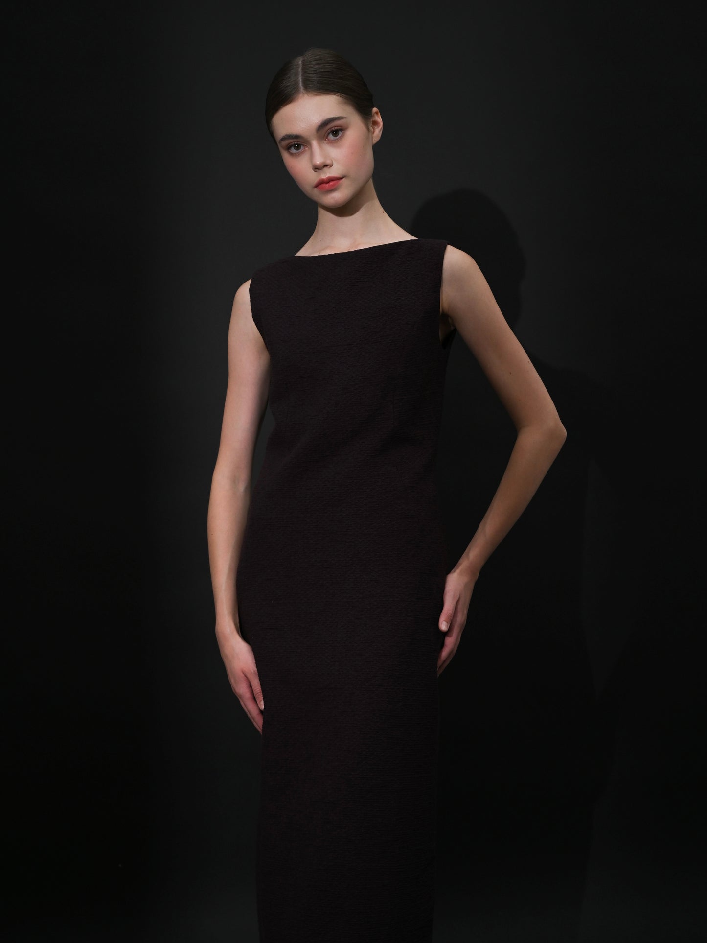 Nocturne Boat Neck Maxi Dress
