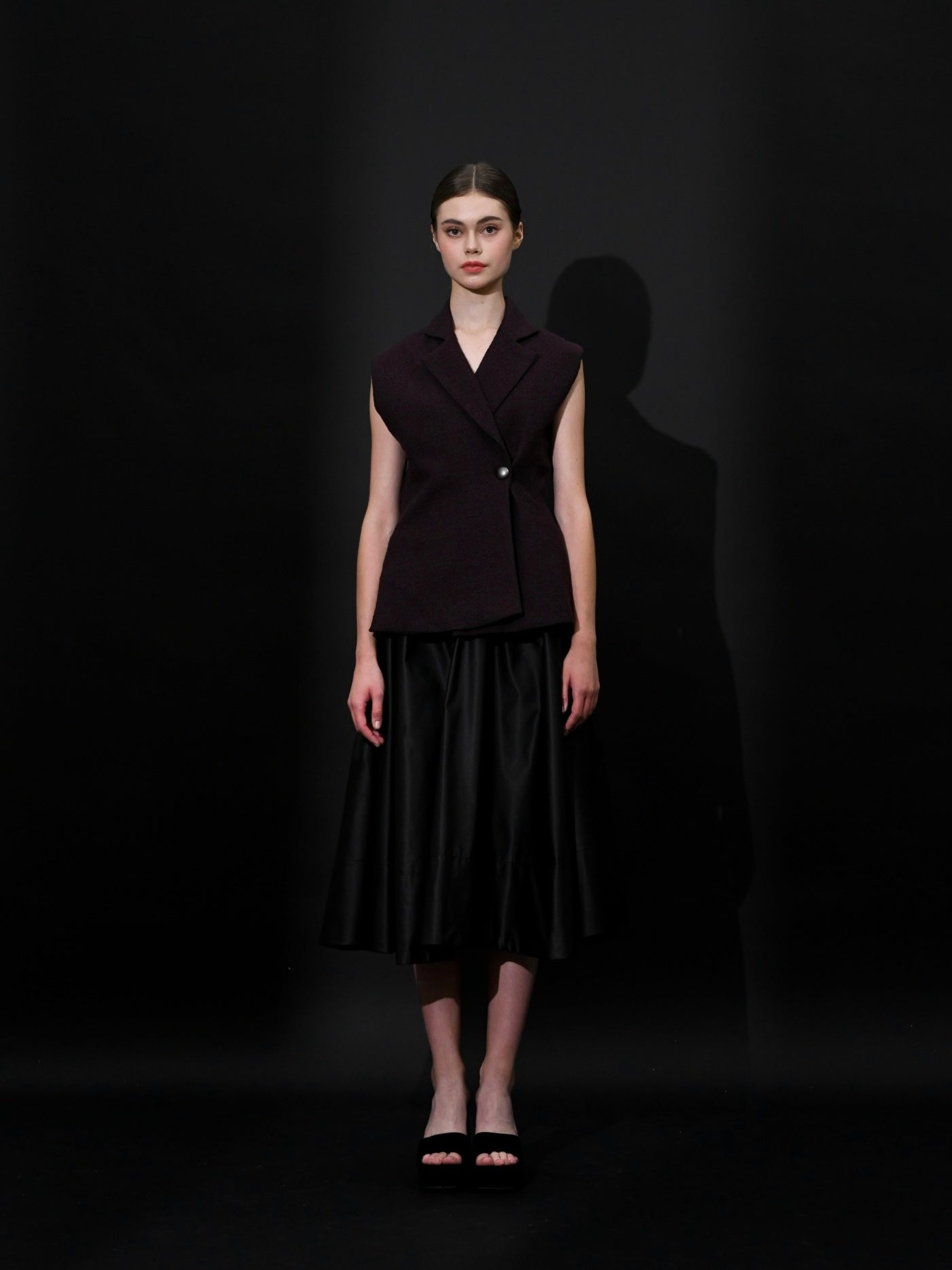 Nocturne Tafetta Two-Way Skirt