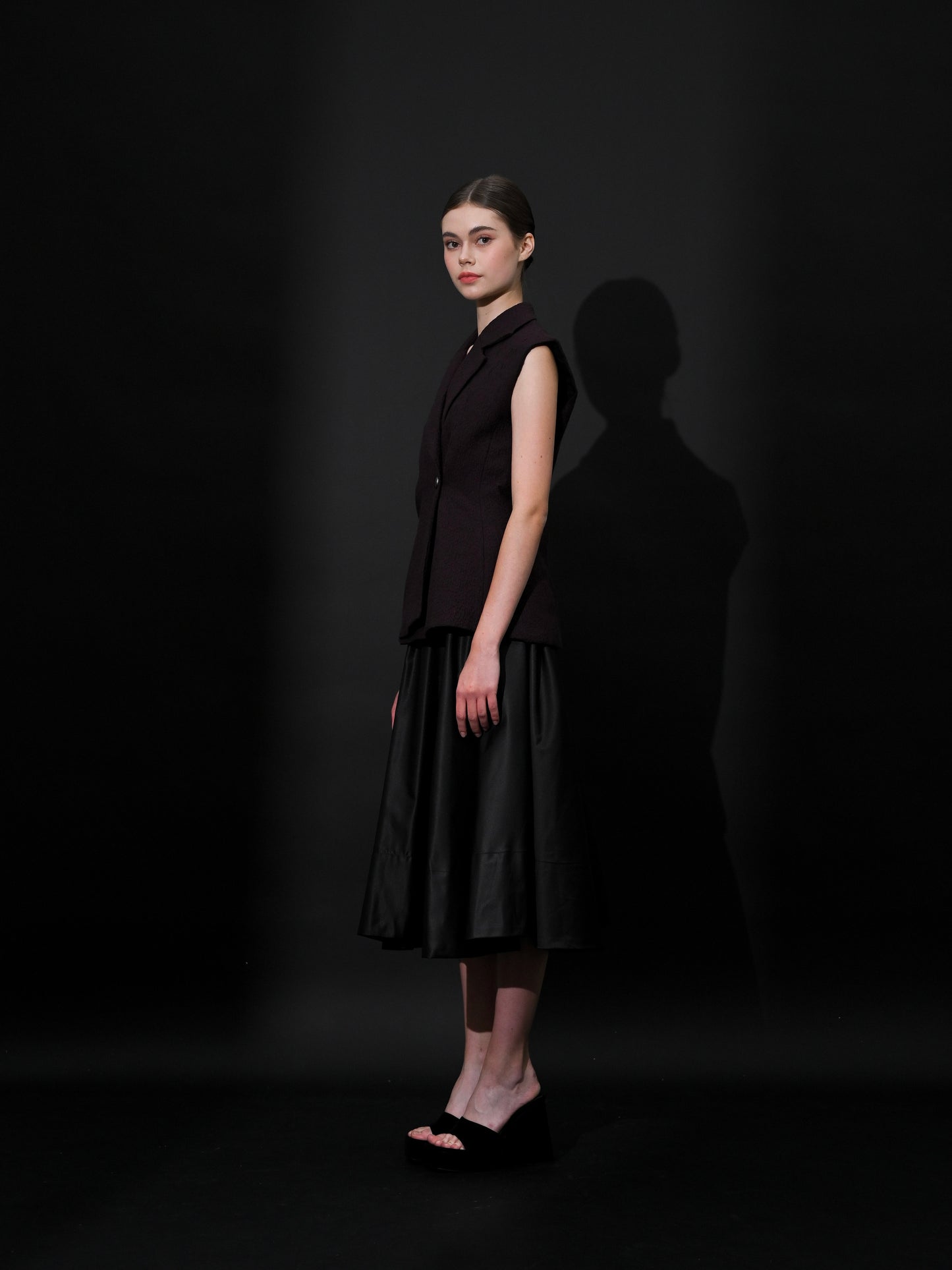 Nocturne Tafetta Two-Way Skirt