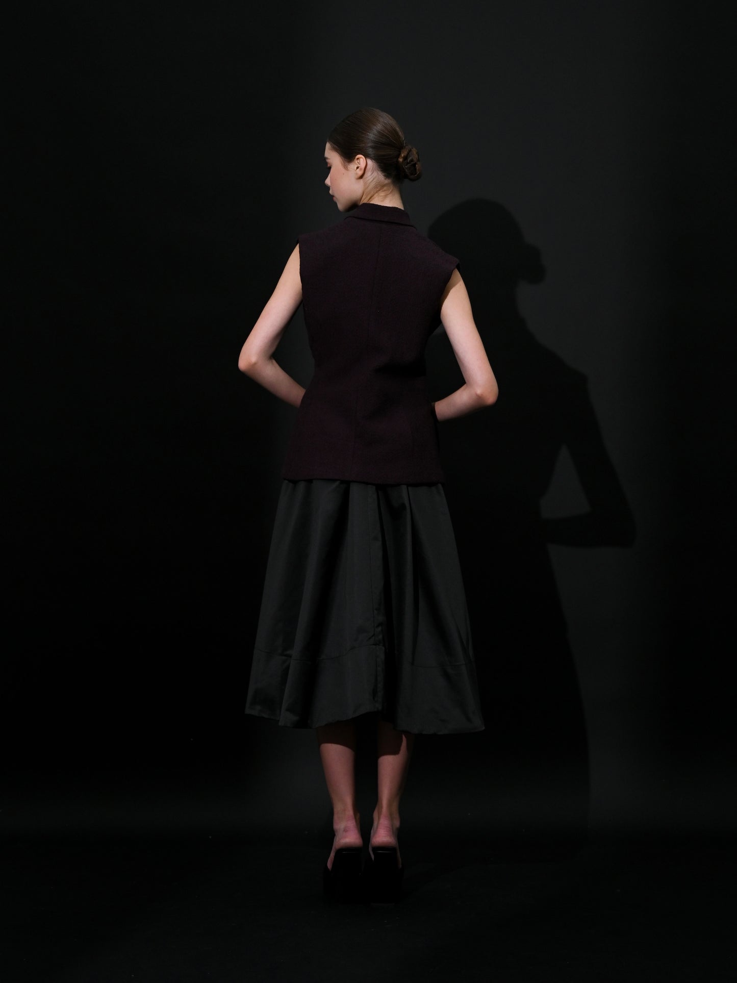 Nocturne Tafetta Two-Way Skirt