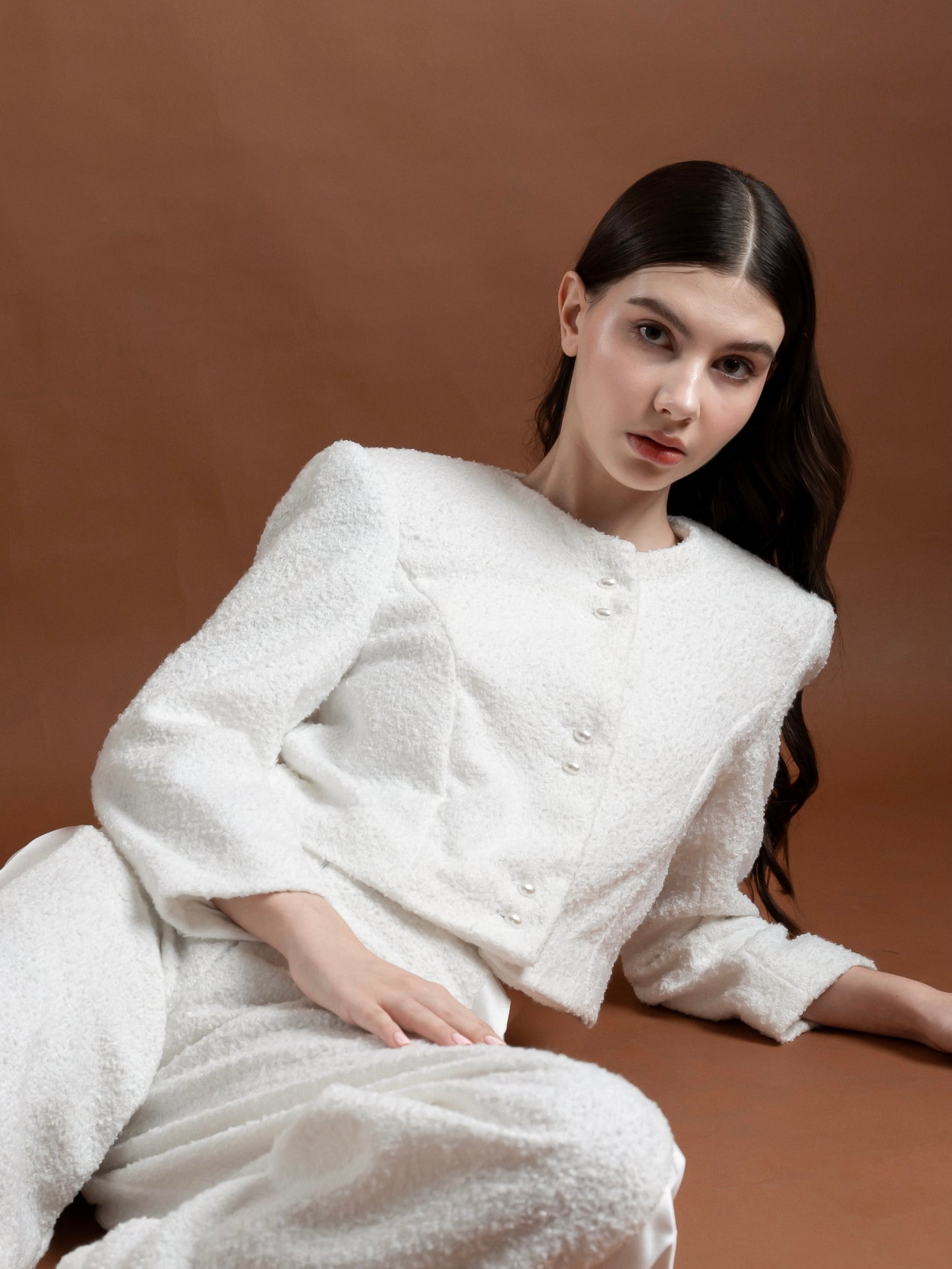 Pearl Pearl Tweed Tailored Jacket